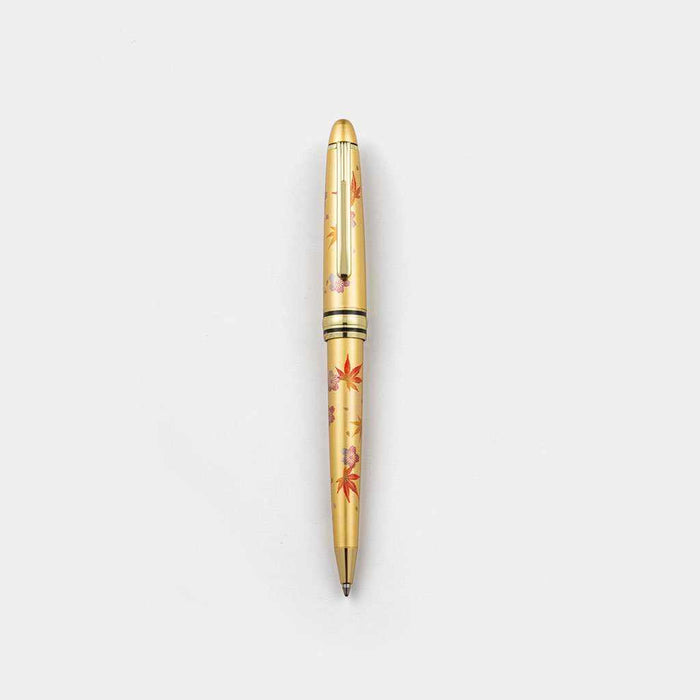 [PEN] MAKIE BALLPOINT PEN SPRING AND AUTUMN SINK (GOLD) | HAKUICHI | KANAZAWA GOLD LEAF