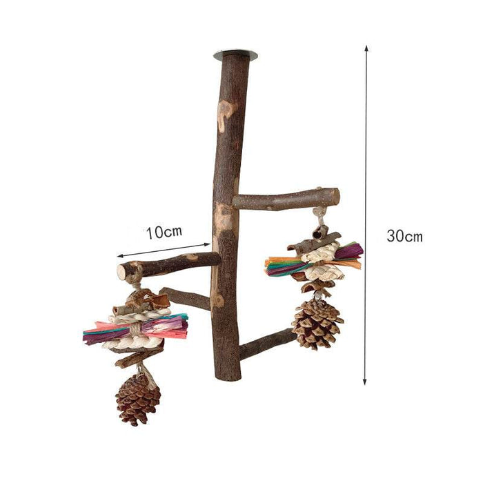 Perch & Play: Parrot Wood Stand | Parakeet Playland - Goodlifebean stuffed animals