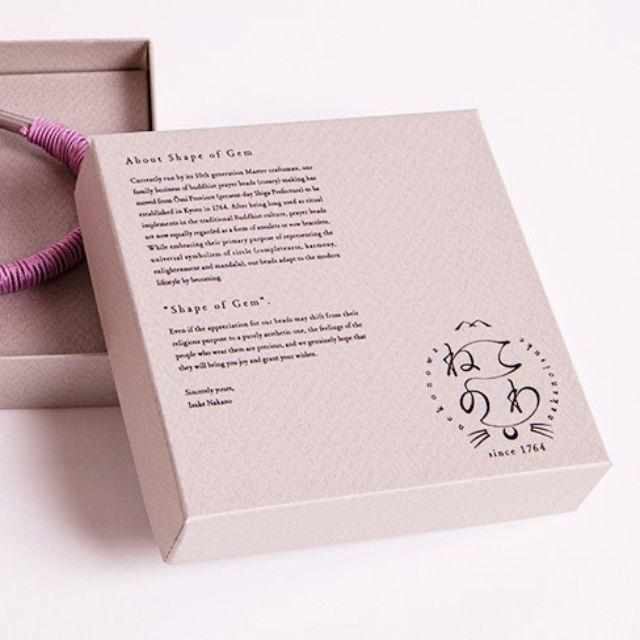 [PET SUPPLY] CAT NECKLACE & EARRINGS SET GINKAKU | NAKANO ISUKE | KYOTO BUDDHIST BEADS