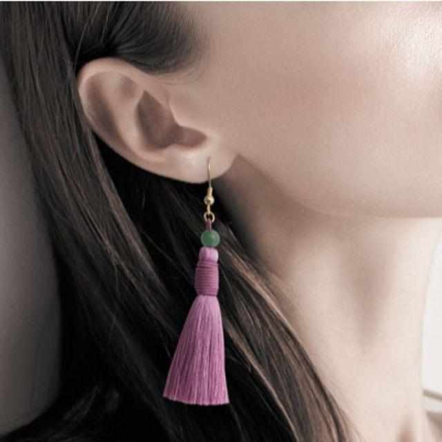 [PET SUPPLY] CAT PIERCED EARRINGS HEIAN | NAKANO ISUKE | KYOTO BUDDHIST BEADS