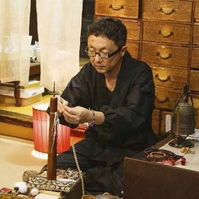 [PET SUPPLY] CAT PIERCED EARRINGS HEIAN | NAKANO ISUKE | KYOTO BUDDHIST BEADS