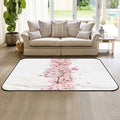 Pink Cherry marble texture Sponge Rillet Rubber Rugs - LeobonZone
