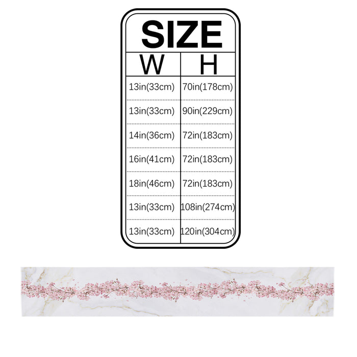 Pink Cherry marble texture Table Runner Place Mats - LeobonZone