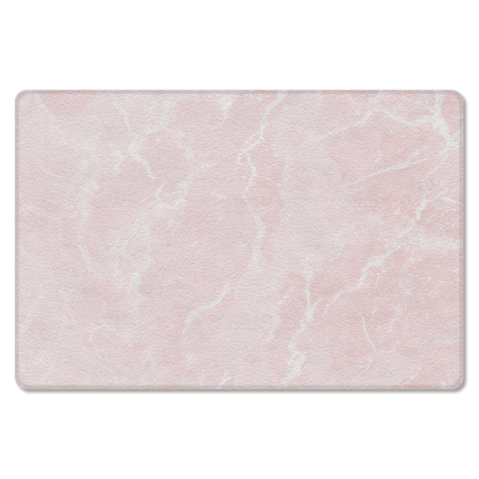 Pink Marble Granite Texture Leather Doormat - LeobonZone