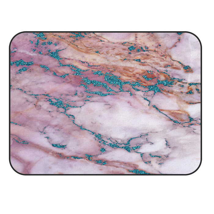 Pink Marble light color pattern stone Sponge Rillet Rubber Rugs - LeobonZone