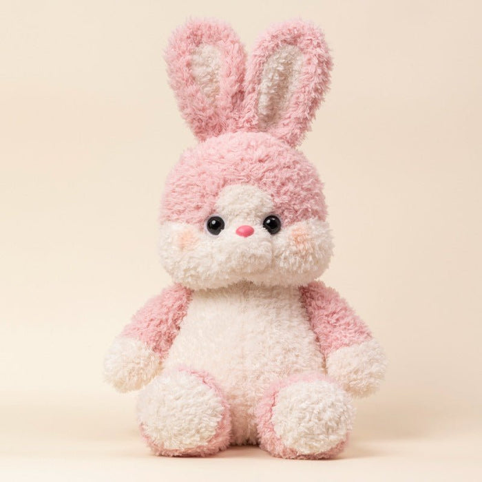 Pipi: Cute Pink Bunny Plushie | Pink White Stuffed Animal Bunny - Goodlifebean