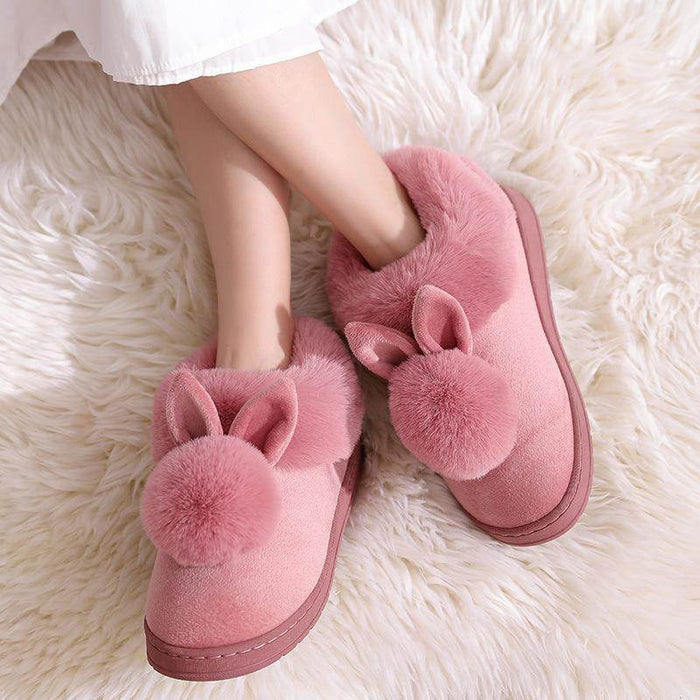 Plush Bunny Slippers - Goodlifebean