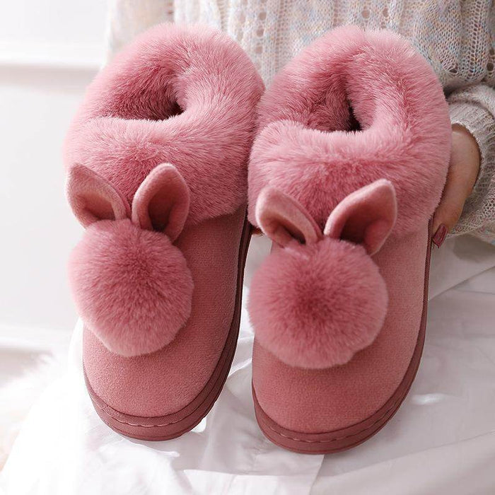 Plush Bunny Slippers - Goodlifebean