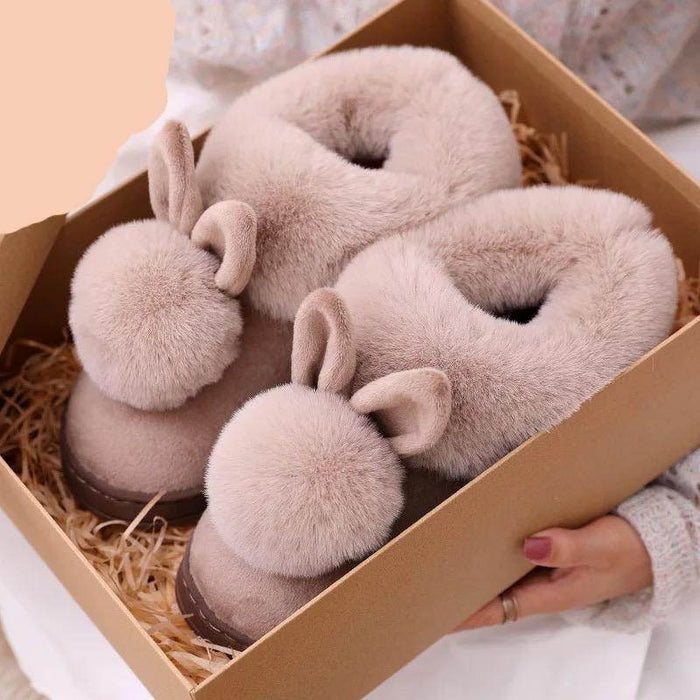 Plush Bunny Slippers - Goodlifebean
