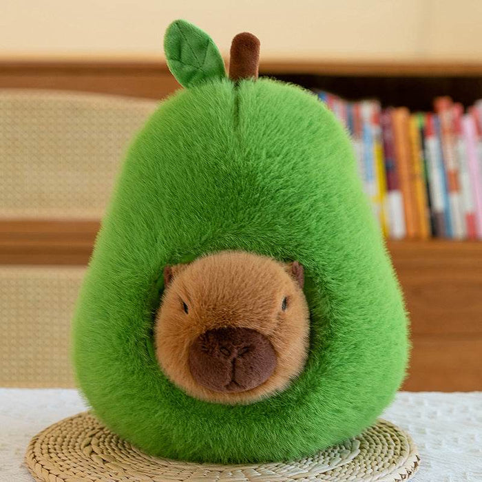 Plush Toy Avocado Capybara Pillow - Goodlifebean Stuffed Animals