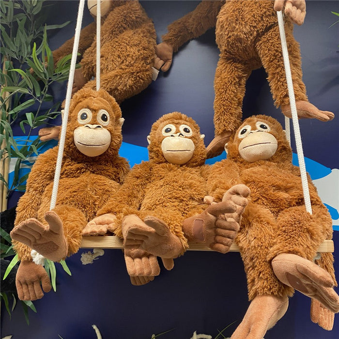 Punchy: Baby Orangutan Monkey Plushie | Cute Stuffed Animal Monkey - Goodlifebean product_type