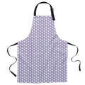 Purple Fresh Geometric Clouds Personalized Canvas Apron - LeobonZone
