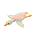Rainbow Feathered Giant Goose Plush - Goodlifebean Stuffed Animals