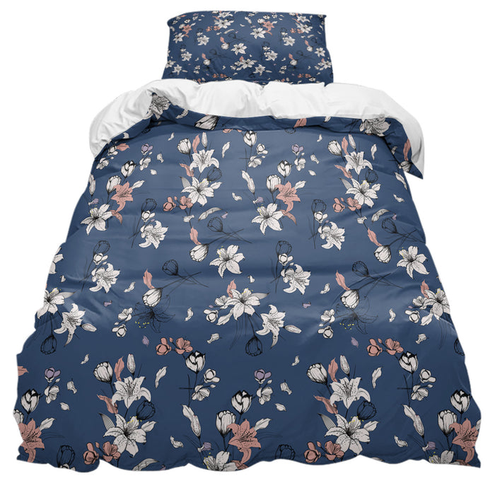 Retro Flannel comforter sets pillowcase - LeobonZone