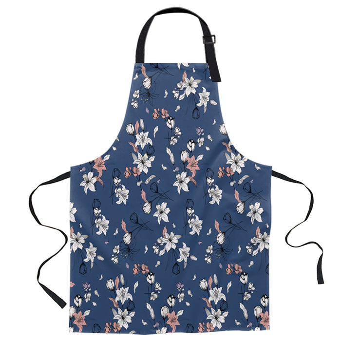 Retro Flannel Personalized Canvas Apron - LeobonZone