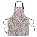Retro Pattern Personalized Canvas Apron - LeobonZone