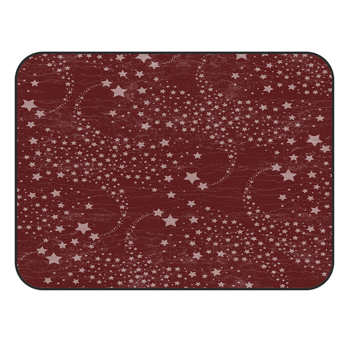 Retro Stars Sponge Rillet Rubber Rugs - LeobonZone