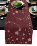 Retro Stars Table Runner Place Mats - LeobonZone