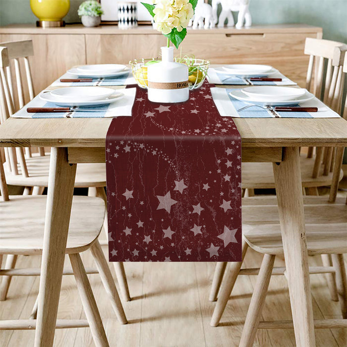 Retro Stars Table Runner Place Mats - LeobonZone