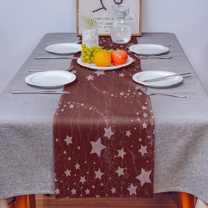 Retro Stars Table Runner Place Mats - LeobonZone