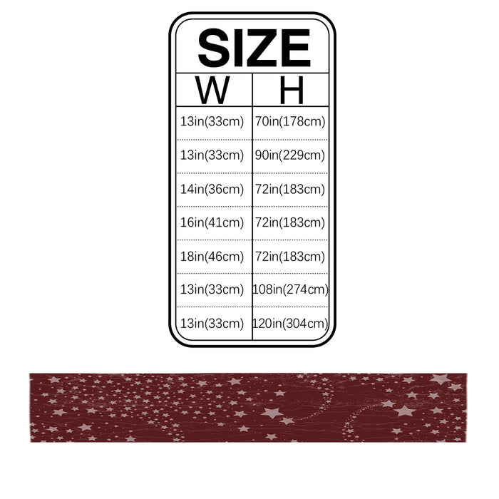 Retro Stars Table Runner Place Mats - LeobonZone