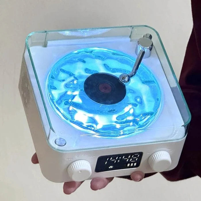 RetroWave: Wavy Vinyl Ocean Turntable Speaker - Goodlifebean Gifts
