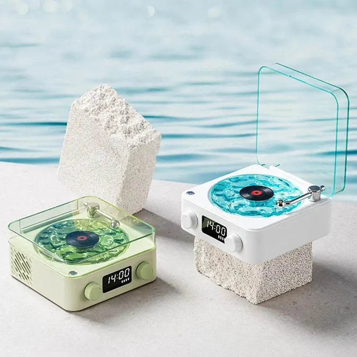 RetroWave: Wavy Vinyl Ocean Turntable Speaker - Goodlifebean Gifts
