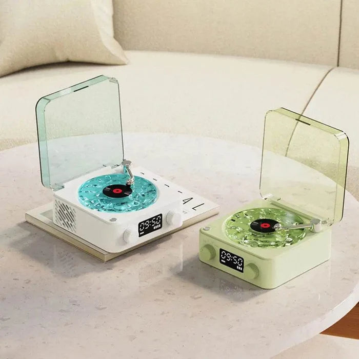 RetroWave: Wavy Vinyl Ocean Turntable Speaker - Goodlifebean Gifts