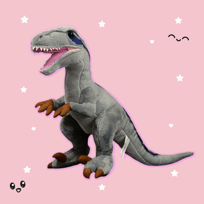 Rex The Velociraptor Plush Toy: Stuffed Dinosaur Animal - Goodlifebean Stuffed Animals