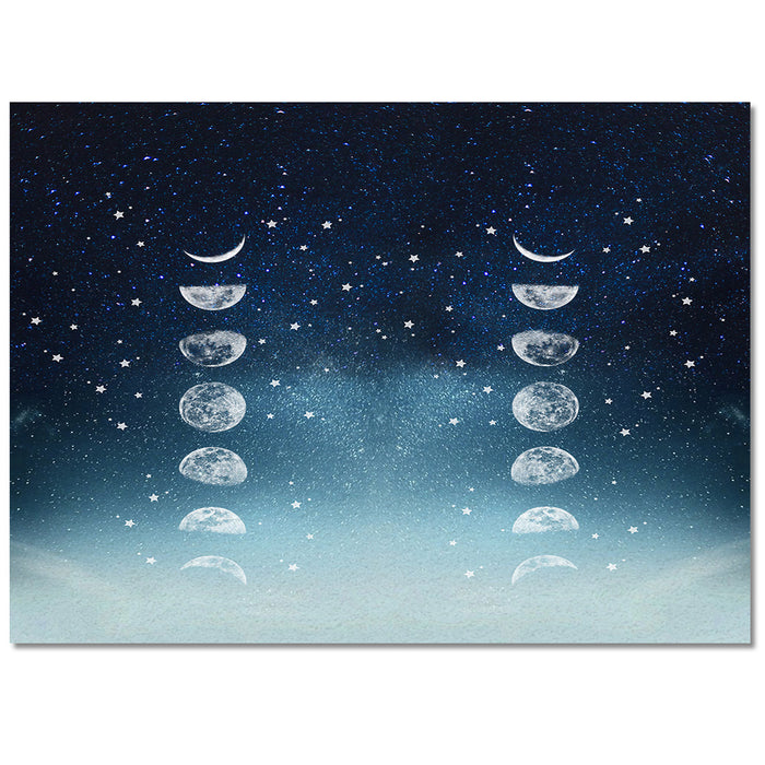 Romantic Starry Sky Right Angle Felt Rugs - LeobonZone