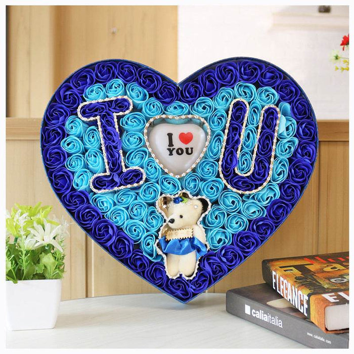 Rose Bear Gift Box - Goodlifebean Gifts