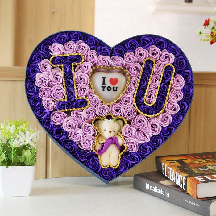 Rose Bear Gift Box - Goodlifebean Gifts