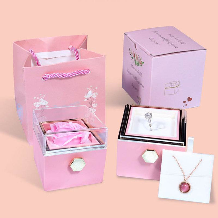 Rotating Eternal Rose Gift Box - Goodlifebean Gifts