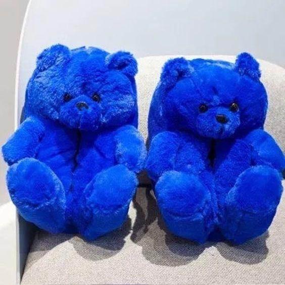 Sapphire Blue Teddy Bear Plush - Goodlifebean Shoes
