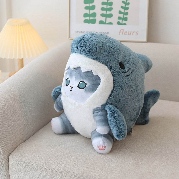 Shark Cat Plush - Goodlifebean Stuffed Animals
