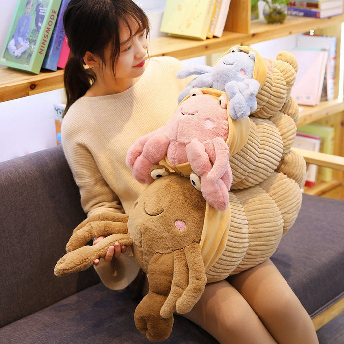Shelly: Kawaii Crab Plushie | Stuffed Animal Crab - Goodlifebean stuffed animals