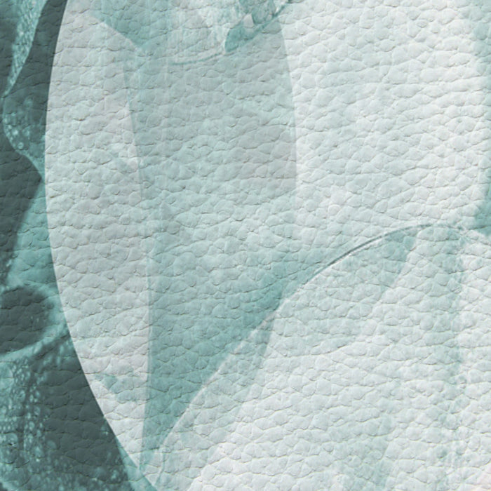 Simplicity Marbling texture of tropical plants Leather Doormat - LeobonZone