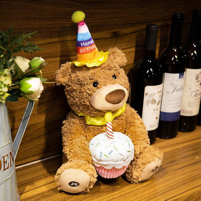 Singing Birthday Bear - Goodlifebean Stuffed Animals