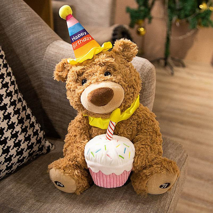 Singing Birthday Bear - Goodlifebean Stuffed Animals