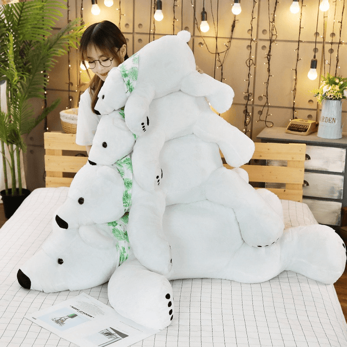 Snowball: Giant Polar Bear Stuffed Animal – Ultra - Soft Giant Plush Bear - Goodlifebean Stuffed Animals