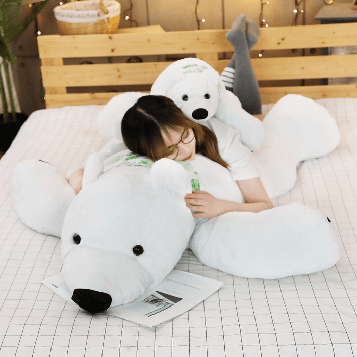 Snowball: Giant Polar Bear Stuffed Animal – Ultra - Soft Giant Plush Bear - Goodlifebean Stuffed Animals