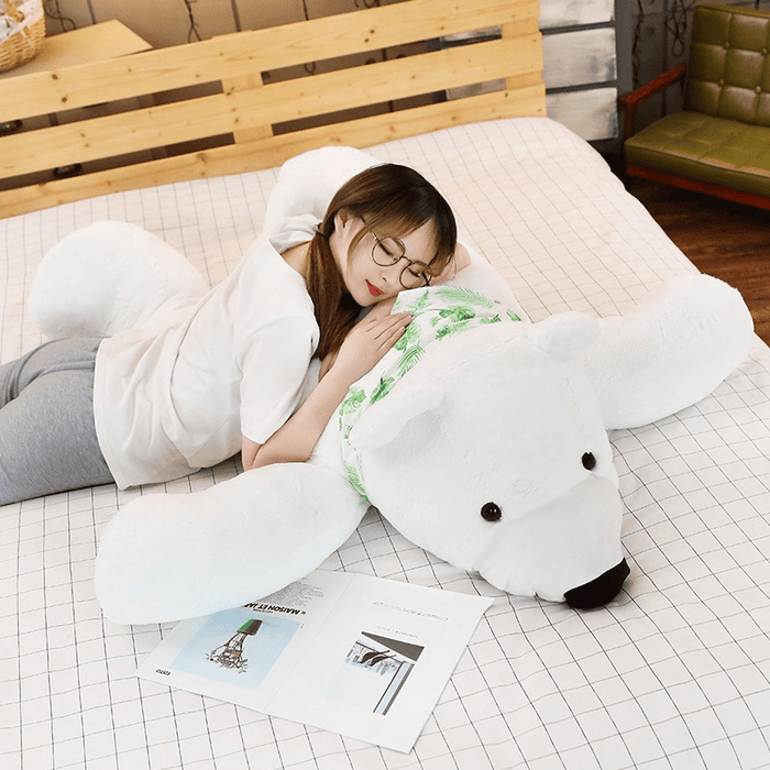 Snowball: Giant Polar Bear Stuffed Animal – Ultra - Soft Giant Plush Bear - Goodlifebean Stuffed Animals