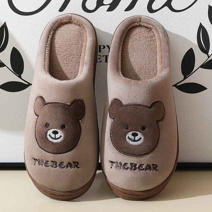 SnugglePaws: Kawaii Teddy Bear Slippers - Goodlifebean 0