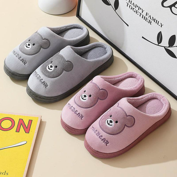 SnugglePaws: Kawaii Teddy Bear Slippers - Goodlifebean 0
