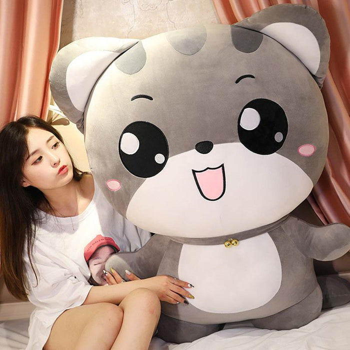 Snuggly Giant Cat plushie (2ft) - Goodlifebean Stuffed Animals