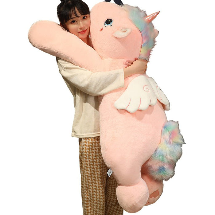 Sparkles: JUMBO Unicorn with Wings Plushie - Goodlifebean Stuffed Animals