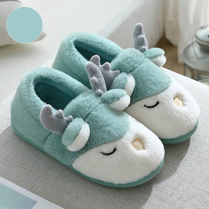 Spoodle: Cozy Elk Indoor Slippers - Goodlifebean Shoes