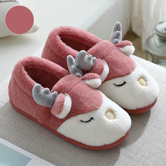 Spoodle: Cozy Elk Indoor Slippers - Goodlifebean Shoes