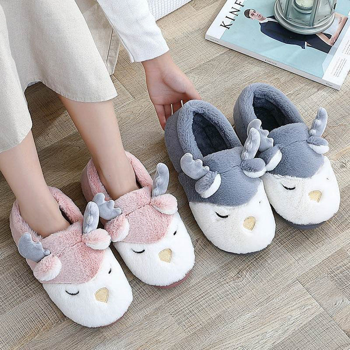 Spoodle: Cozy Elk Indoor Slippers - Goodlifebean Shoes
