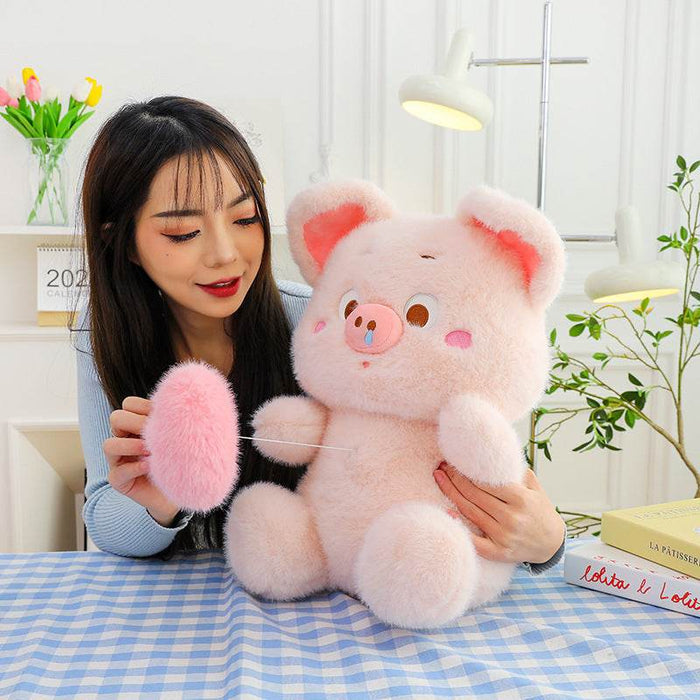 Squiggle: Giant Lovely Stuffed Pig Plushie - Goodlifebean stuffed animals